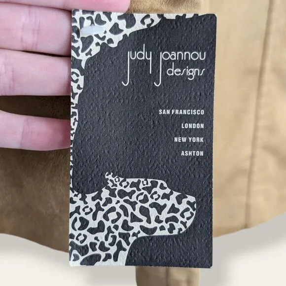 🍁NWT Vintage Judy Joannou Micro Suede Jacket - Picture 6 of 7